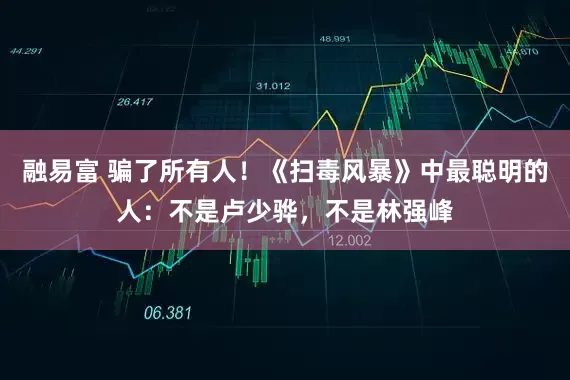 融易富 骗了所有人！《扫毒风暴》中最聪明的人：不是卢少骅，不是林强峰